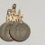 Unqiue 14K Call Home Words ON Two Ten Cents Coins Head Pendent Unqiue 14K Call Home Words ON Two Ten Cents Coins Head Pendent