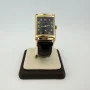 Hamilton Limited Edition No. 1791 Gold Rectangular Tank Watch Black Dial Swiss