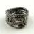 Pandora Sterling Silver Pink Rhodolite Gemstone Hidden Romance Wrap Ring Size 7