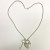 Rare Tiffany & Co Silver Heart Arc Padlock Charm and Key Necklace, 16 Inches Rare Tiffany & Co Silver Heart Arc Padlock Charm and Key Necklace, 16 Inches