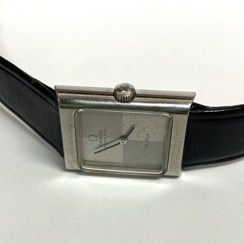 Omega De Ville Automatic 29×22mm Vintage Men's Watch Used Swiss Made