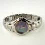 Seiko Ladies Mother of Pearl Dial Stainless Steel Quartz Watch - Iridescent Dial