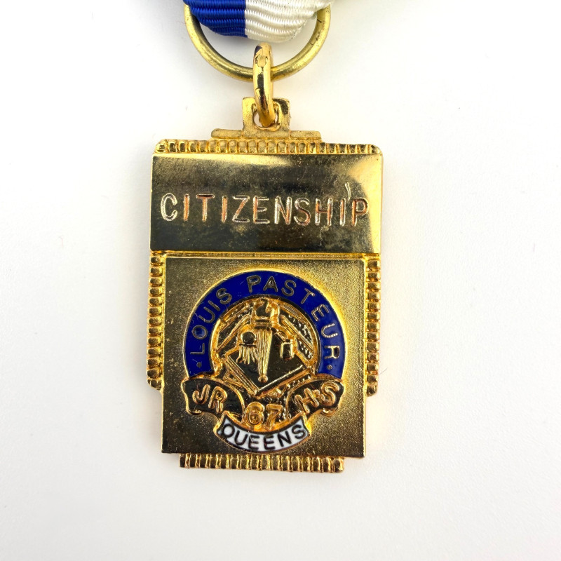 Vintage Reed & Barton Citizenship Award Medal - Louis Pasteur Junior High School