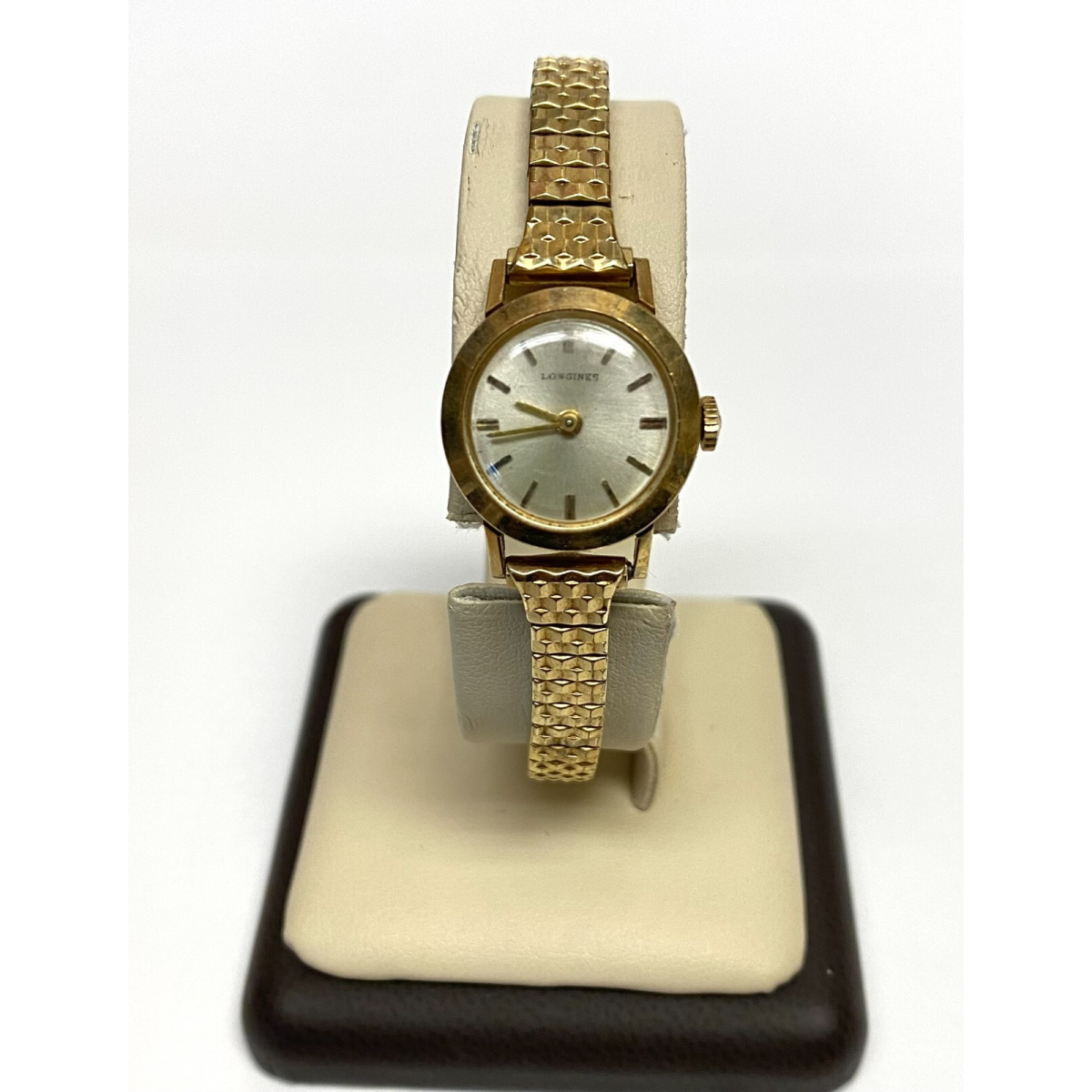 Longines Ladies 10k Gold Filled Case & Band, Mechanical Wind Up Watch, Working