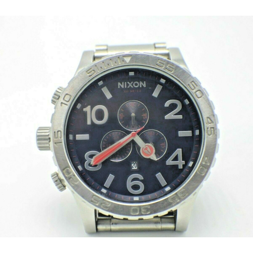 Nixon Matte Navy Blue 300 Meter Stainless Steel Watch