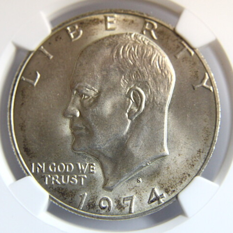 1974 S EISENHOWER SILVER DOLLAR MS64 $1 1974 S EISENHOWER SILVER DOLLAR MS64 $1