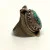 Vintage Turquoise Silver Ring Size 11 Vintage Turquoise Silver Ring Size 11