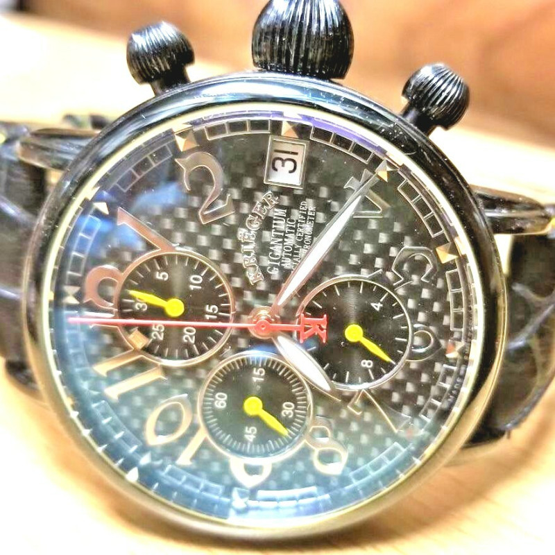 Krieger Gigantium Automatic Chronometer Limited Edition PVD Watch !!! Krieger Gigantium Automatic Chronometer Limited Edition PVD Watch !!!