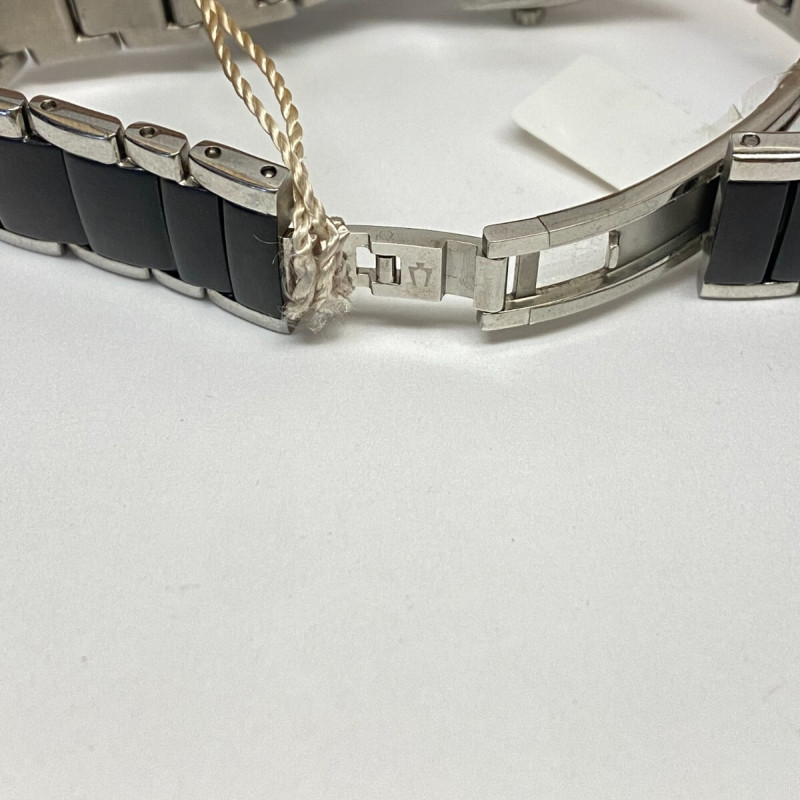 Bulova Women's Stainless Steel Diamond Two-Tone black and white Bulova Women's Stainless Steel Diamond Two-Tone black and white