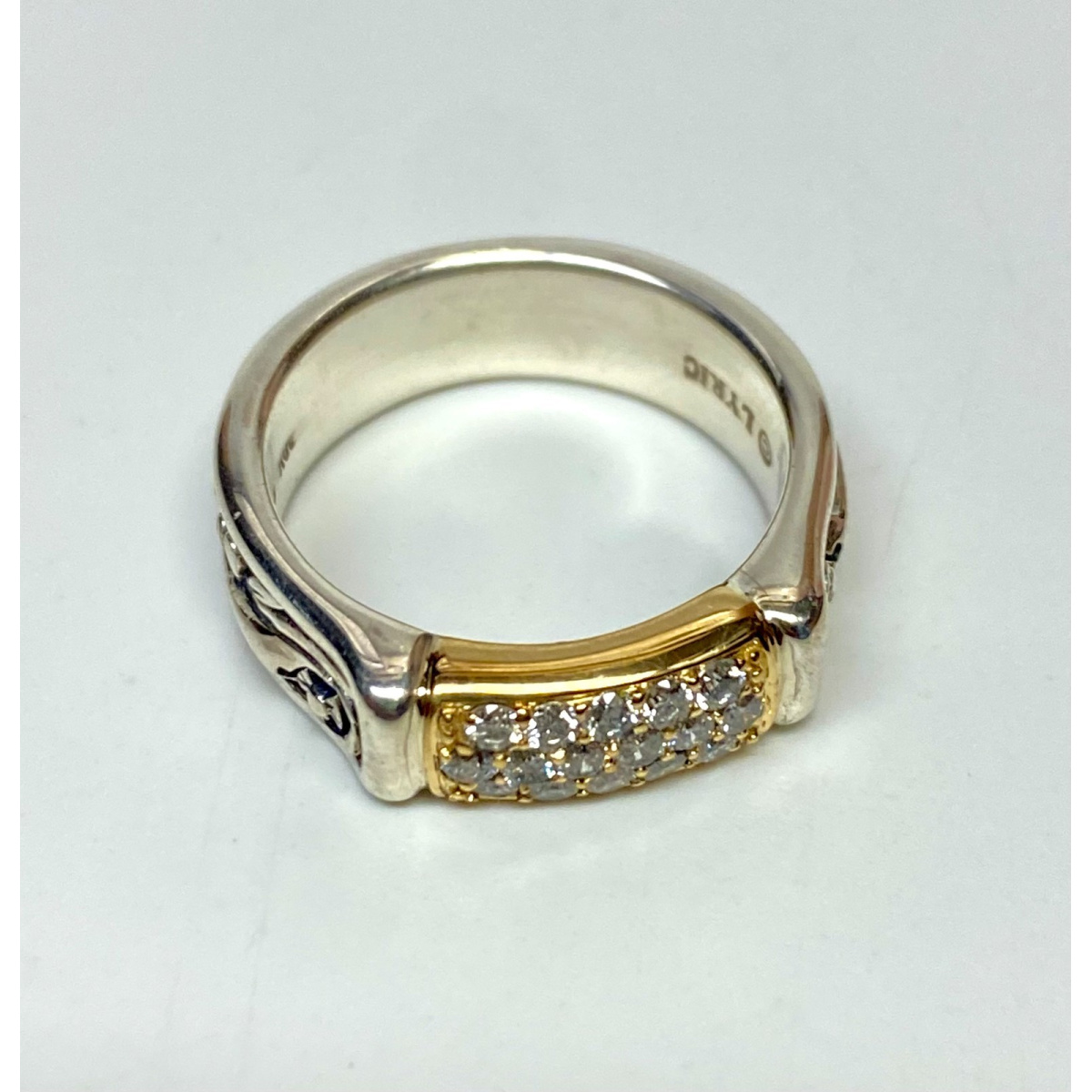 Lyric 925 18k Diamond 0.48ct Ring Size 7