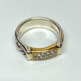 Lyric 925 18k Diamond 0.48ct Ring Size 7