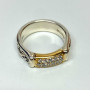 Lyric 925 18k Diamond 0.48ct Ring Size 7