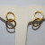 Shashi Sterling Silver Double hoop Earrings