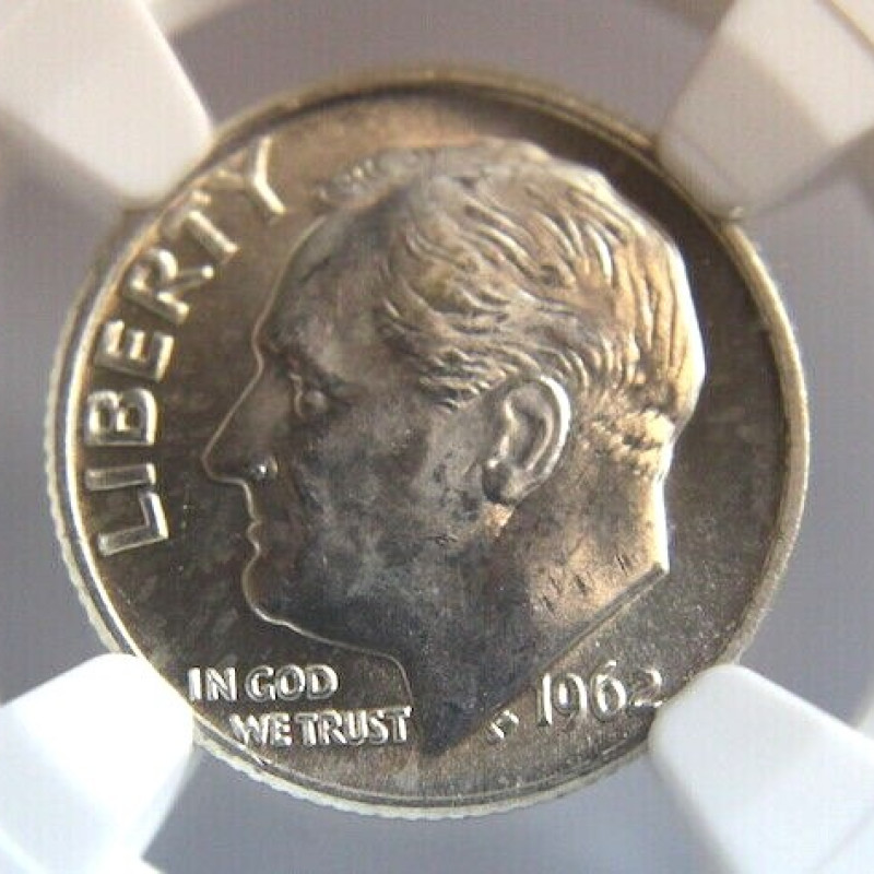 NGC MS 64 FT 1962 D/D LIBERTY DIME VP-001 NGC MS 64 FT 1962 D/D LIBERTY DIME VP-001