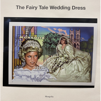 MONGOLIA Princess Diana in Wedding Dress MNH souvenir sheet MONGOLIA Princess Diana in Wedding Dress MNH souvenir sheet