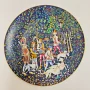 Limited Plate Haviland & C. Parlon La Chasse à la Licorne Unicorn Hunt 1972 #2