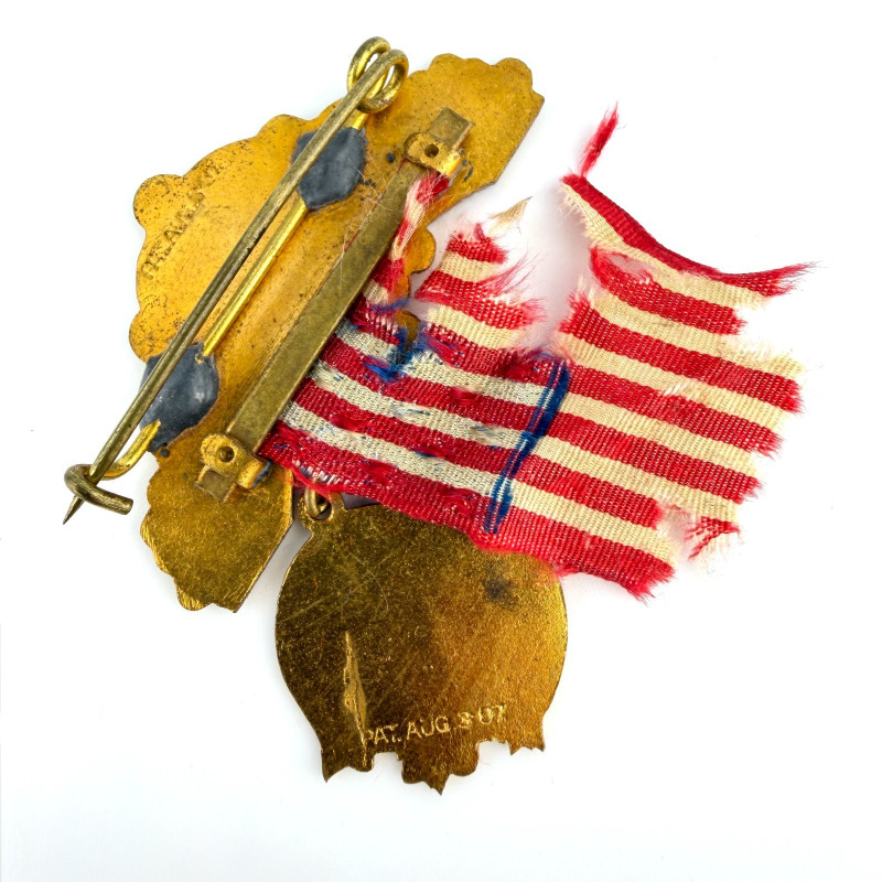 Vintage Daughters of Liberty #45 Badge Fidelity Patriotism Integrity Ribbon