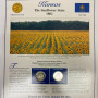 2005 Postal Commemorative Society Statehood Quarter/stamps Kansas P & D
