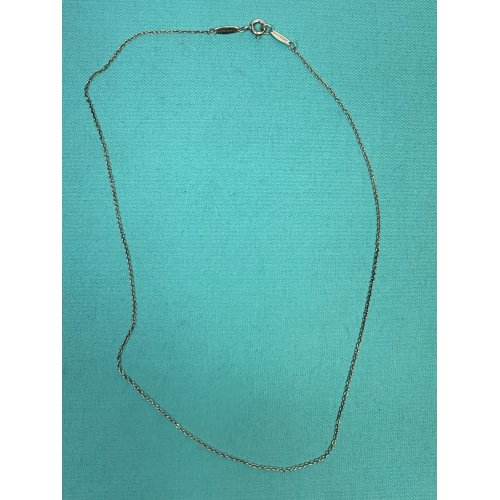 Tiffany & Co Elsa Peretti Chain Necklace in Sterling Silver, 16 Inches Tiffany & Co Elsa Peretti Chain Necklace in Sterling Silver, 16 Inches