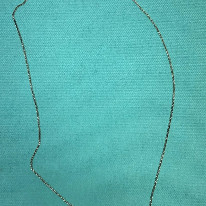 Tiffany & Co Elsa Peretti Chain Necklace in Sterling Silver, 16 Inches