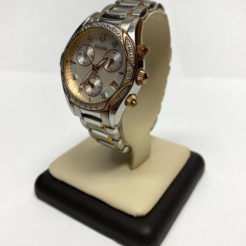 BULOVA DIAMOND WATCH, Wrist size 6.25 inches BULOVA DIAMOND WATCH, Wrist size 6.25 inches