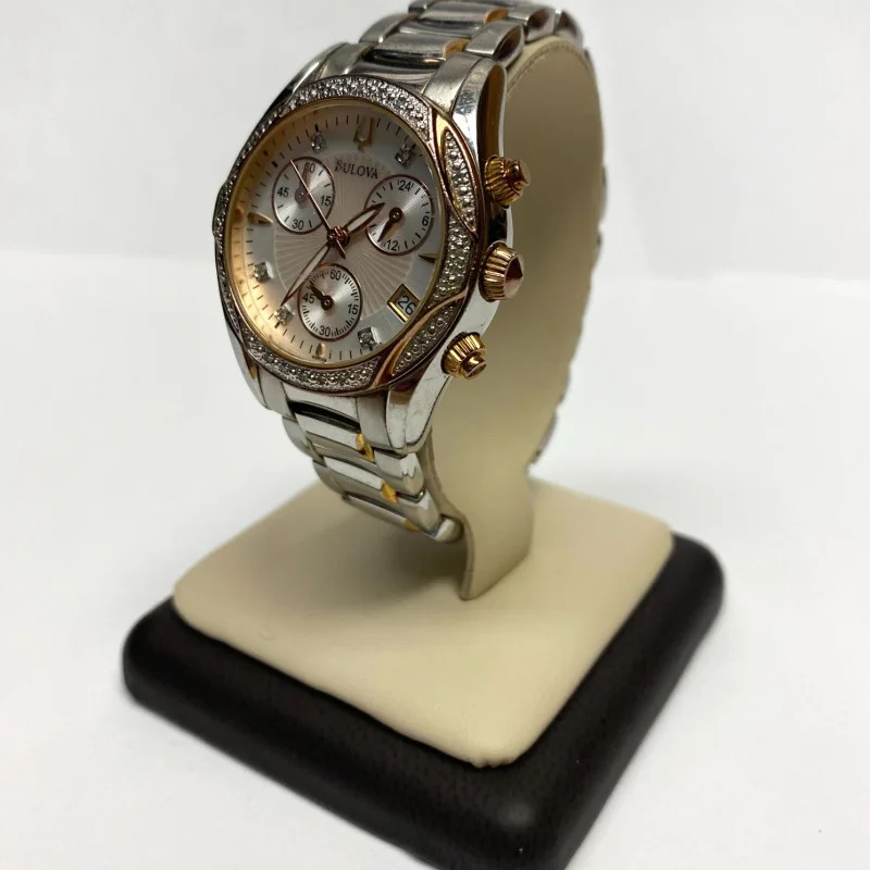 BULOVA  DIAMOND WATCH, Wrist size 6.25 inches