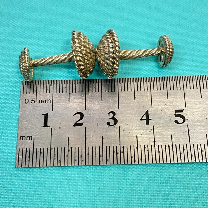 Tiffany & Col Silver 925 Cufflinks Cuff Link Pouch Gift Tiffany & Col Silver 925 Cufflinks Cuff Link Pouch Gift