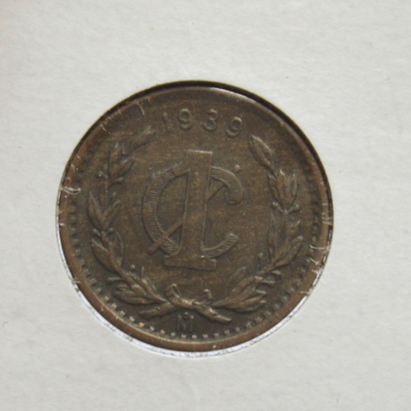 1939 Mexico ESTADOS UNIDOS MEXICANOS Centavo KM# 415 .  # 33 1939 Mexico ESTADOS UNIDOS MEXICANOS Centavo KM# 415 .  # 33