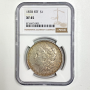 1878 8TF NGC XF 45, MORGAN DOLLAR $1