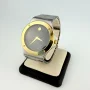 Movado Swiss Museum Classic Mens St. Steel Watch Gold tone Dots Two-Tone