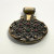 Bora 925 Silver With Emerald and Ruby Stones Pendant Bora 925 Silver With Emerald and Ruby Stones Pendant