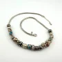 925 Sterling Silver Charm Necklace Style 18" -19.5" 20 charms