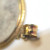 Tibet Ga-den Tangka 800 Silver Coin Pendant Framed In 18K Gold.