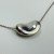 Tiffany & Co Elsa Peretti Sterling Silver Kidney Bean Pendant Necklace