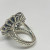 David Yurman Sterling Silver Large Starburst Ring With diamonds Size 7.75 David Yurman Sterling Silver Large Starburst Ring With diamonds Size 7.75