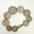 Great Britain 1896-1940 Coins George IV Silver Bracelet, 24 grams