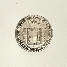 1778 BRAZIL coin Silver 640 Reis