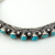 Old Pawn Navajo Sterling Silver Fifteen SNAKE EYE TURQUOISE Bracelet
