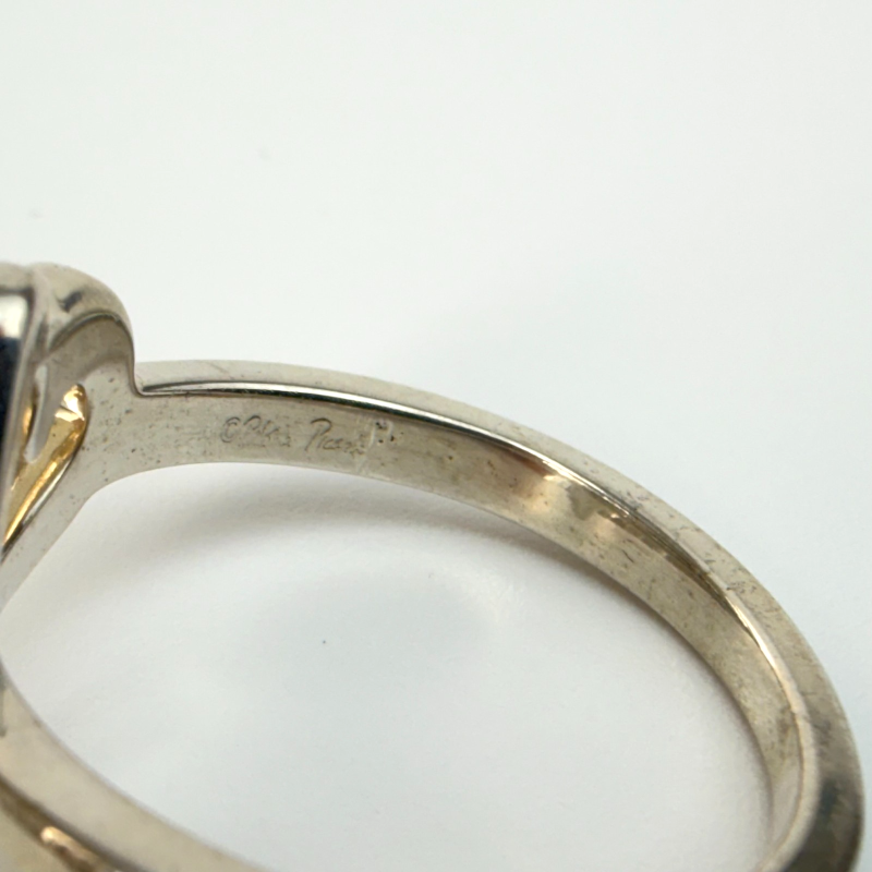 Tiffany & Co. Paloma Picasso Loving Heart Ring Size 10.5 Sterling Silver 925