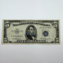 1953 Series $5 Blue Seal Silver Certificate, Serial A72842838A, Boston A Distr.