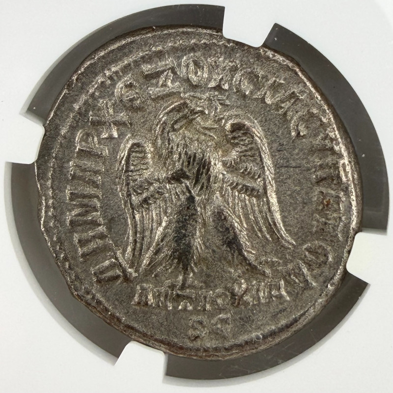 SYRIA, ANTIOCH Philip II (AD 247-249) BI Tetradrachm, NGC XF
