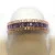 Shashi Lavashing Pink Rubies & Diamond Round Woman Ring Size 6 