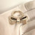 925 Made in Israel Silver Huge & Thick Bow Ring