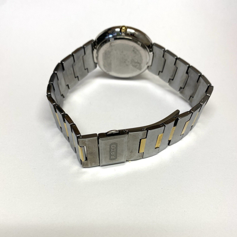 Rado Jubile Gold Plated Bezel Hi Tech Ceramic Scratch Proof Water Sealed Watch