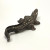 Sterling Silver Marcasite Lizard Alligator Figural Pin Brooch