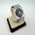 Vintage 1960 Longines Rectangular Black Dial 10K Gold Filled Mesh Bracelet Watch