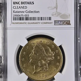 1904 $20 UNC Details