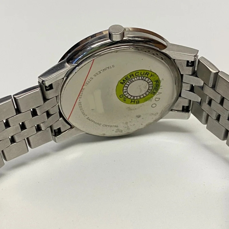 Movado Museum Man's Classic 1/20 CT. T.W. Diamond Watch with Black Dial, 40 mm