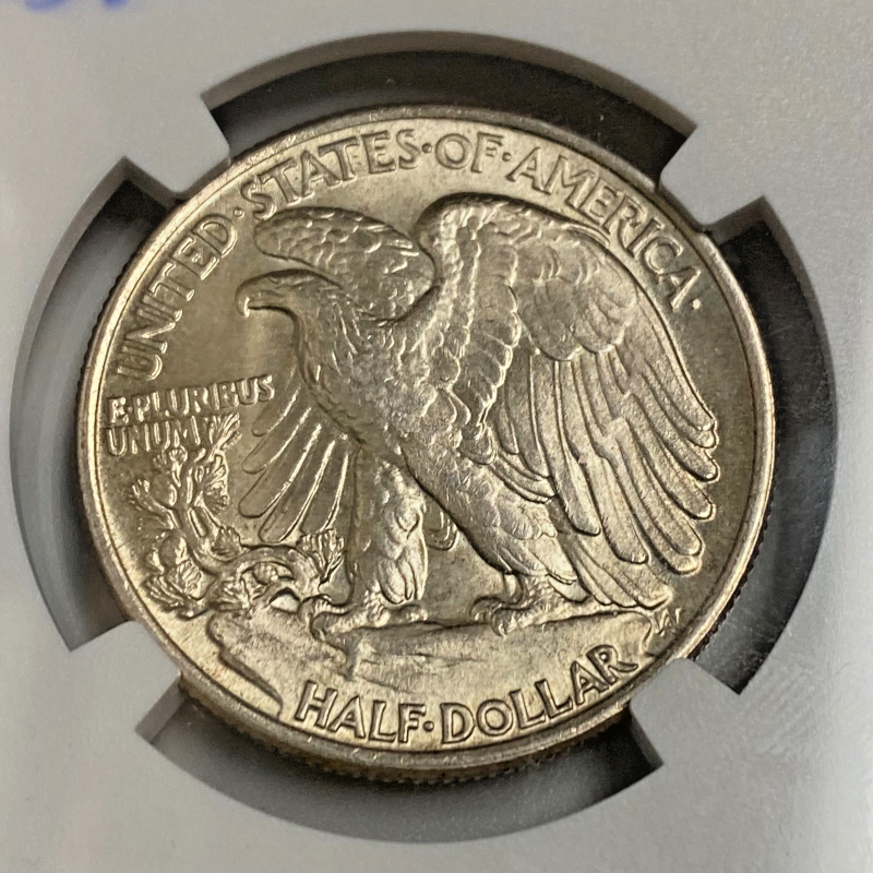 1947 50C NGC MS 64