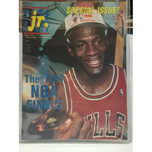 Micheal jordan 1991 NBA FINALS SPECIAL ISSUE Tuff Stuff Jr. Magazine 